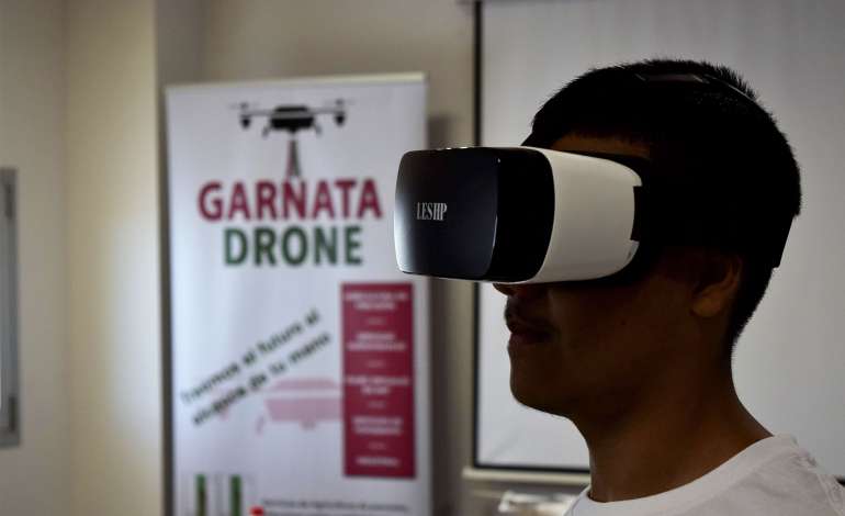 Garnata drone ofrece servicios de realidad-virtual